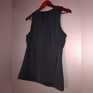 Lands' End DD Cup Chlorine Resistant High Neck Modest Tankini Swim Top Size 12DD